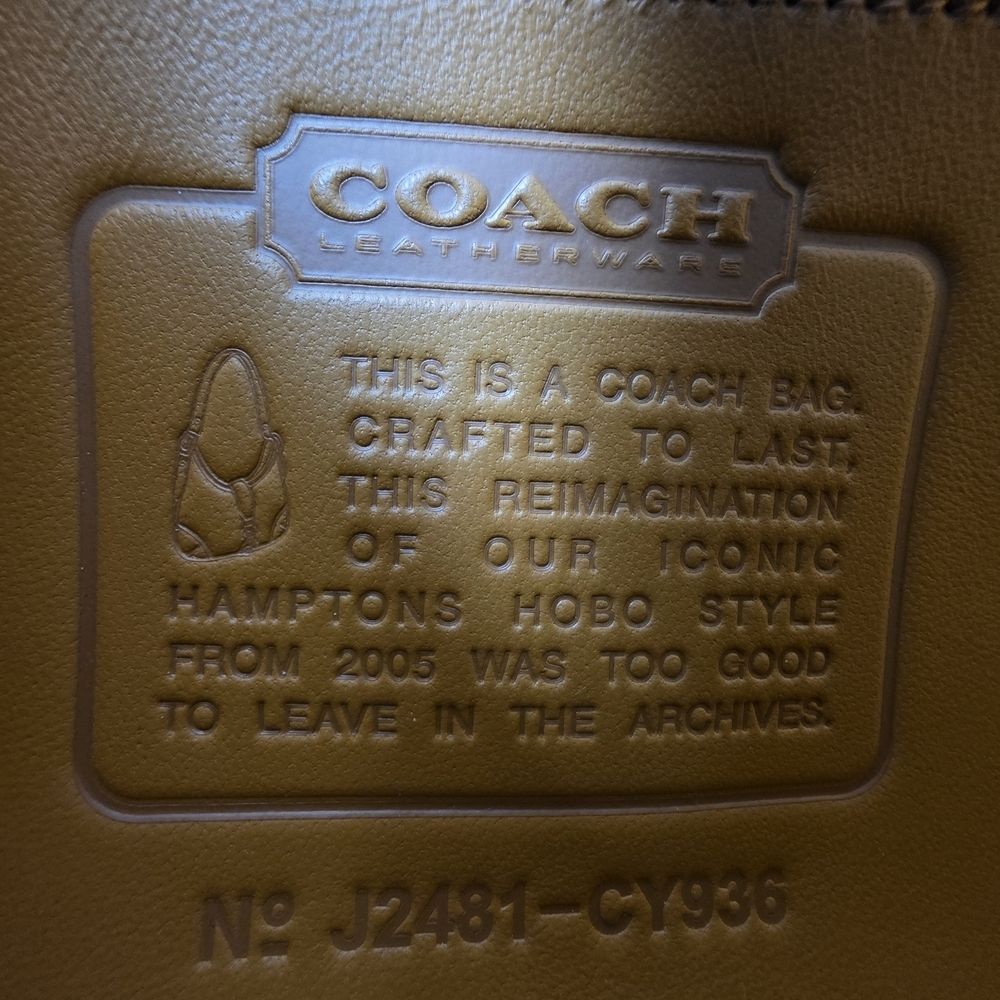 Coach Hamptons Hobo Cherry Print Bag/Y2K Archive Re-Edition-Like New - Picture 10 of 13